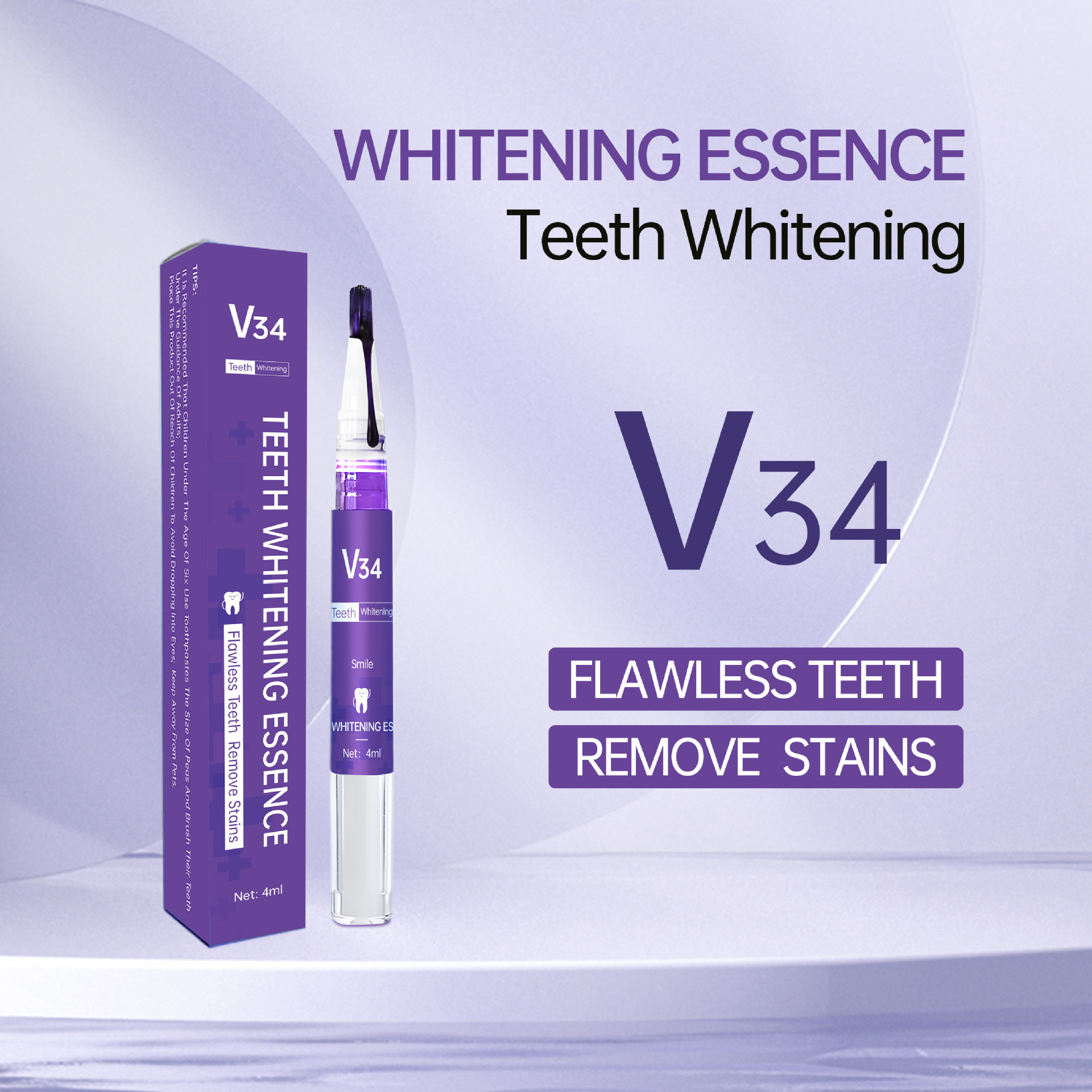 10 Quantity Letter Teeth Whitening Pen Modern Style Classic Style Personal Care