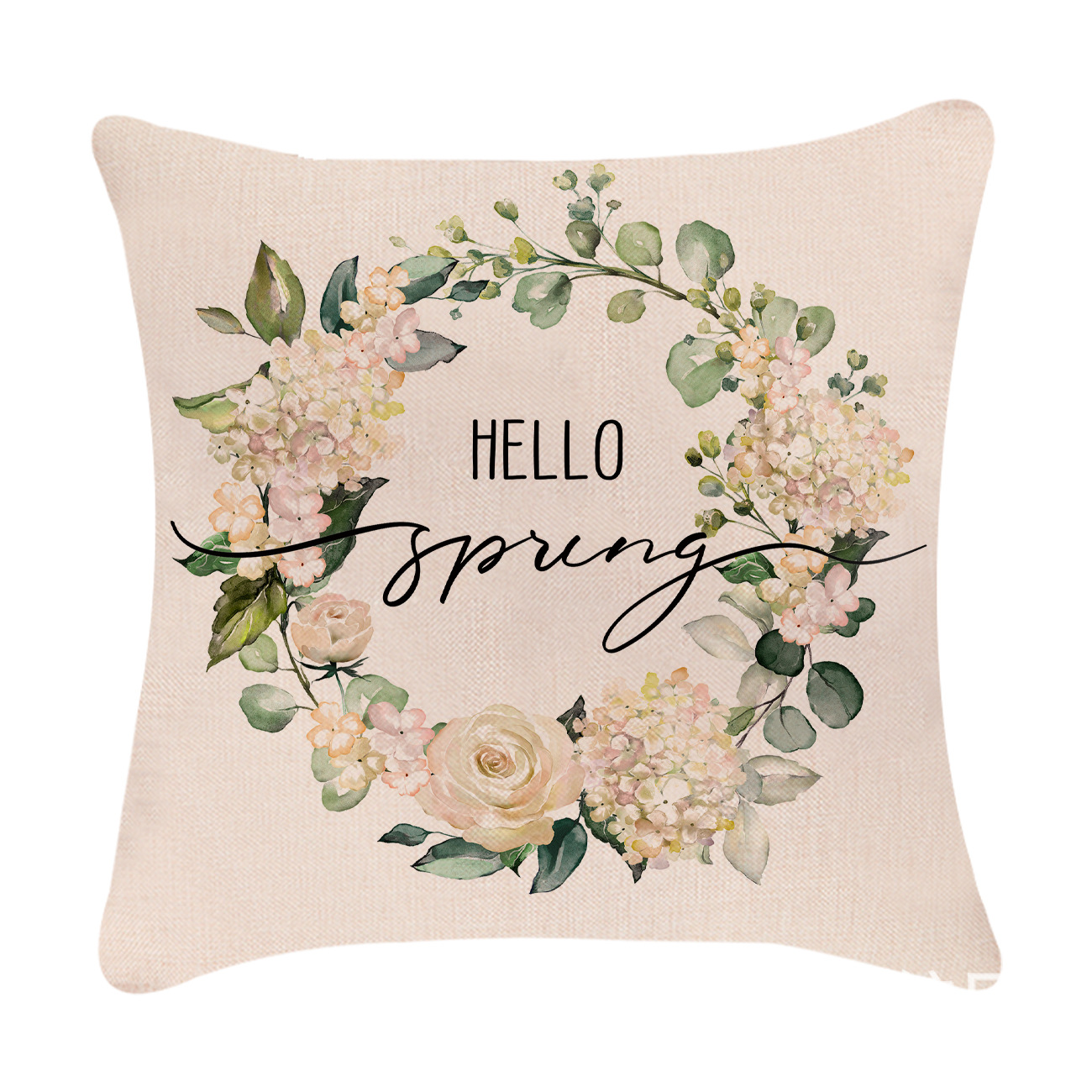 Easter Simple Style Rabbit Letter Linen Pillow Cases Couch & Sofa Decor display picture 36
