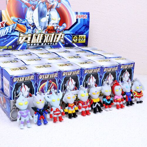  New Edition Ultraman Hero Blind Box Figures: Small Gift for Boys, Kindergarten Prizes, and Anime-themed Merchandise