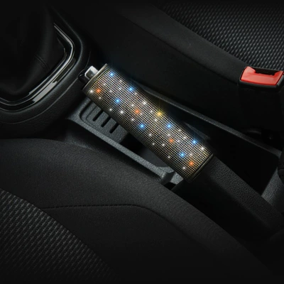 Sürətlər qutusu və əl tormozu başlıqları set rearview mirror safety shoulder - colored-diamond-star-handbrake-set-one