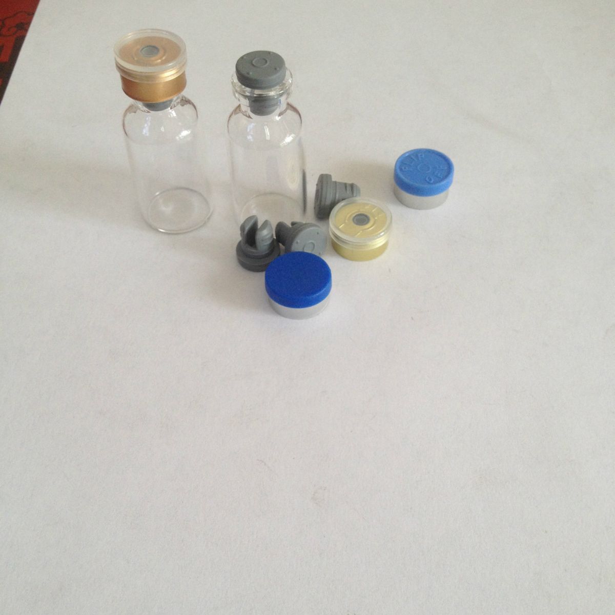 5ml管制西林瓶 卡口瓶  丁基胶塞 铝塑盖一套