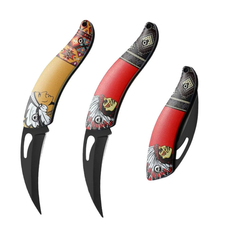 Нож главный Фруктовый нож Мини Складной нож Открытый Экспресс ящик нож открытый портативный нож Янцзян кухонный нож