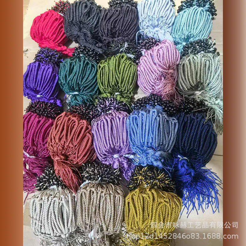 色卡金刚结手链纯色