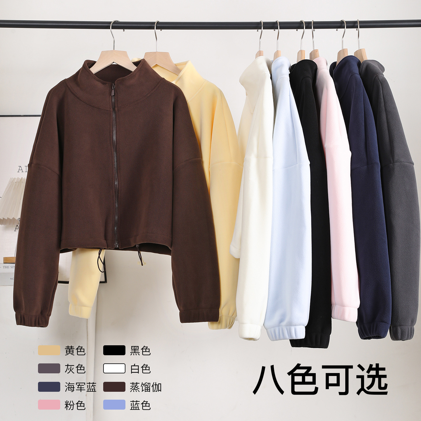 2025 New Fleece Jacket for Outdoor Hiking Sports Autumn and Winter Warm Double-Sided Polar Fleece Versatile Jacket for Men and Women