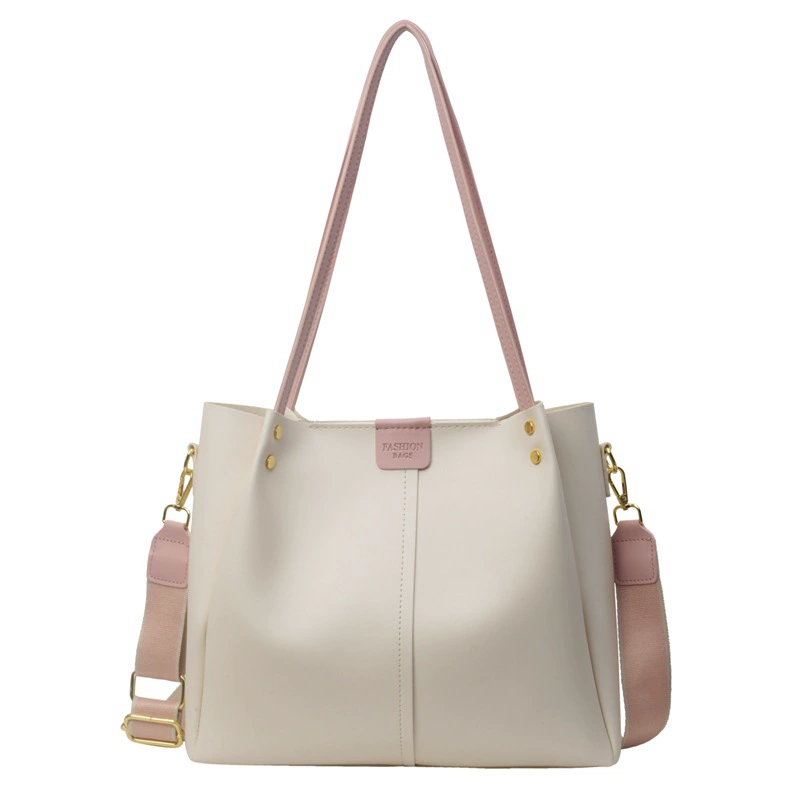 Capacious summer one-shoulder bag, straps, shoulder bag, for students
