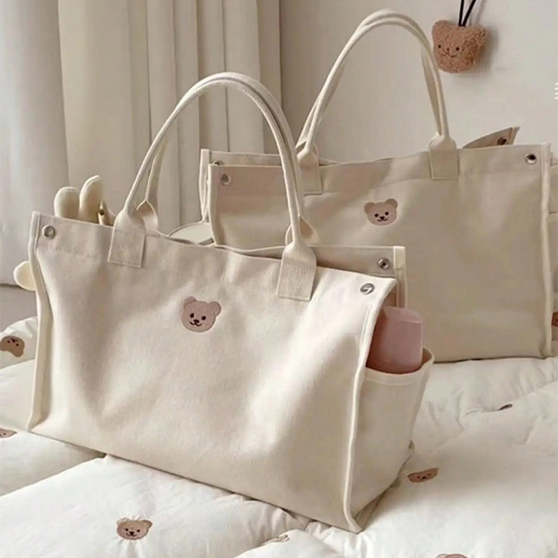 Clearance Sale - Large Capacity Mommy Bag, Lightweight Portable Shoulder Bag, Fashionable Multifunctional Canvas Mother and Baby Bag Clearance Sale - Large Capacity Mommy Bag, Lightweight Portable Shoulder Bag, Fashionable Multifunctional Canvas Mother and Baby Bag