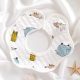 Bib Baby Spit Towel Waterproof Class A Pure Cotton Gauze Pure Cotton Children's Petal Baby Newborn Baby Bib