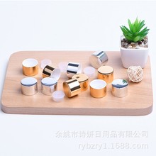 厂家供应20口24口电镀普通旋盖 金色银色旋盖 工厂供应电化铝盖子