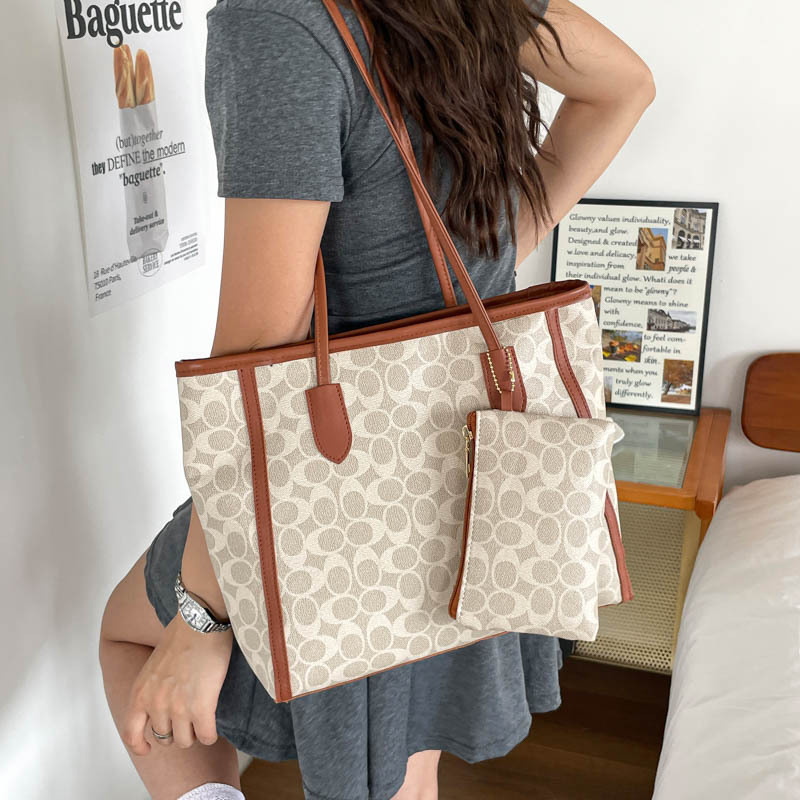 Nicho coreano retro bolso de mano tote bolso de mujer 2026 verano nuevo color de flores viejas bolso de hombro bolso de brazos