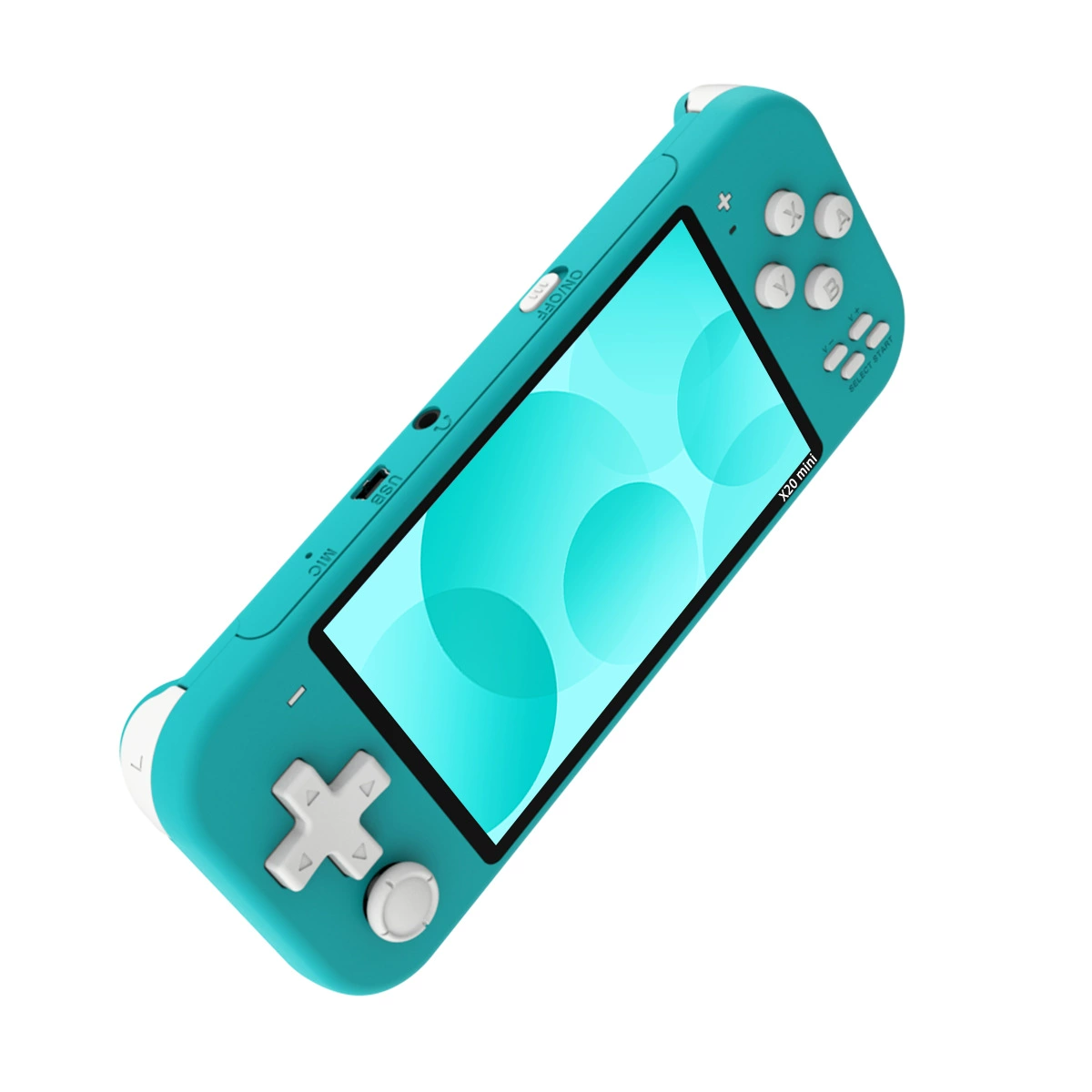 Palm handheld console (Cross-mirror) X20min — retro FC/GBA/PSP emulation, kids mini