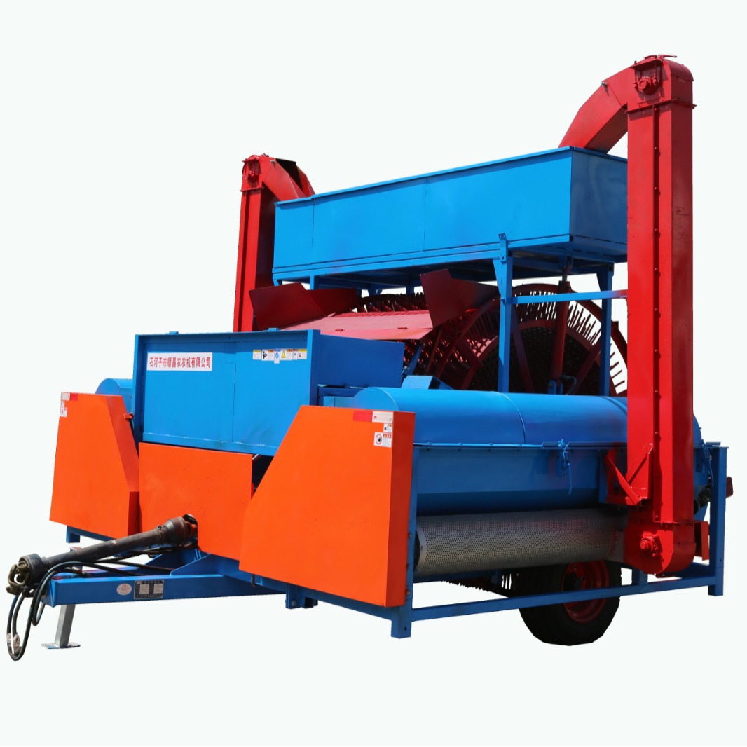 石河子顺昌农5TZ-1500籽瓜收获机打瓜南瓜葫芦西瓜全自动自捡取籽