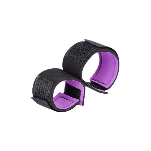 Sex toys, training equipment, sm, binding straps, handcuffs, foot handcuffs, black and purple splicing alternative toys, one piece on behalf of you.