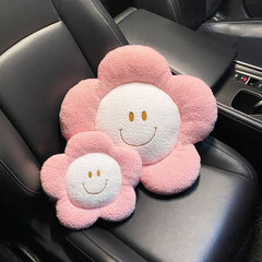 Car seat waist support, cute cartoon backrest cushion, driver's seat lumbar support