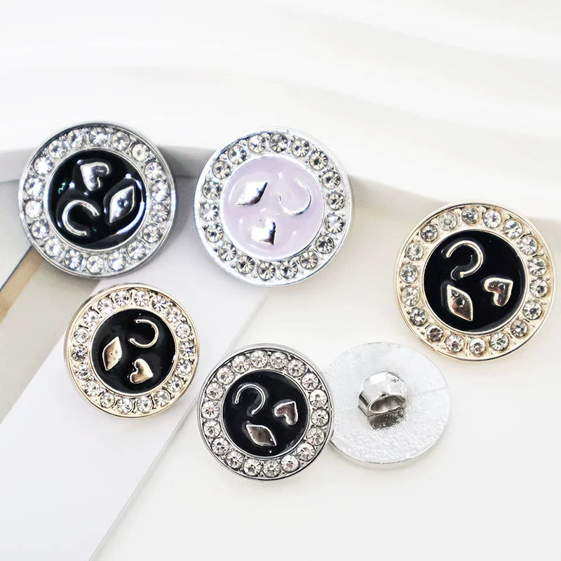 Пластиковые пуговицы маленькие ароматные масла с бриллиантами пуговицы шерстяное пальто платье декоративная жемчужная пуговица