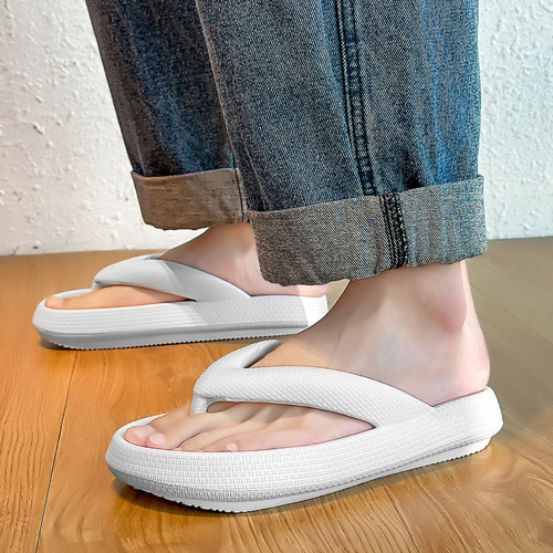 Summer thick-soled flip-flops for men to wear at home, non-slip slippers for summer, flip-flops for outdoor wear