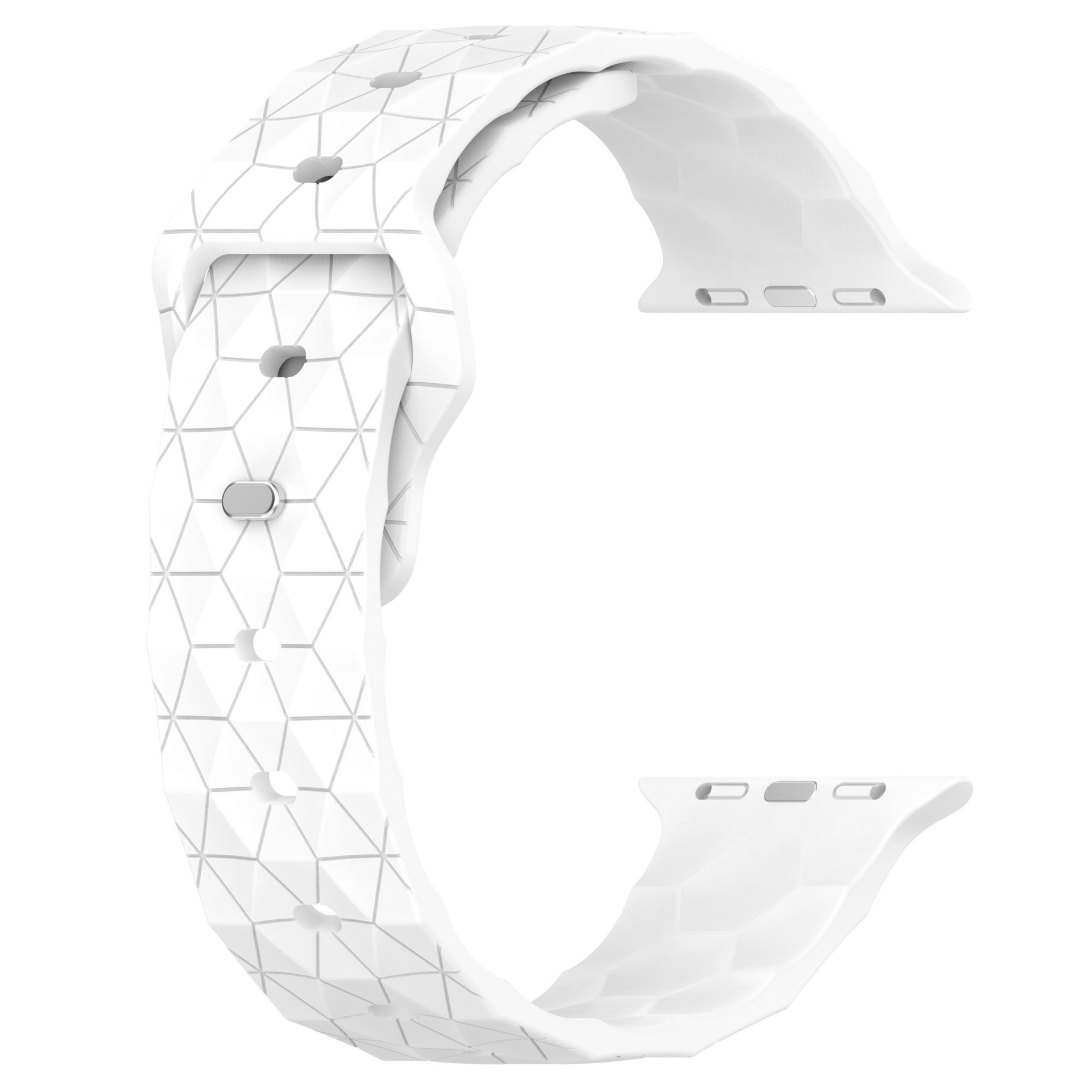Para Apple Watch Ultra S10/9/8/7/6/5/4/SE correa de silicona con estampado de fútbol