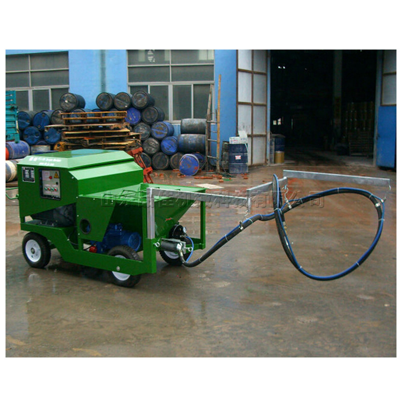 幼儿园彩色颗粒胶水喷涂机 操场塑胶跑道喷射机 运动场地喷涂机