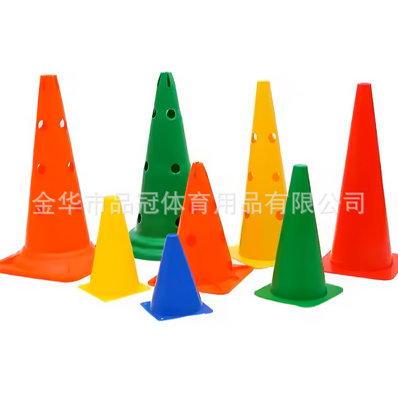 Logo cubo de entrenamiento de fútbol equipo obstáculo cubo de plástico tubo de helado engrosamiento 18/23/32/38/48cm cubo cónico