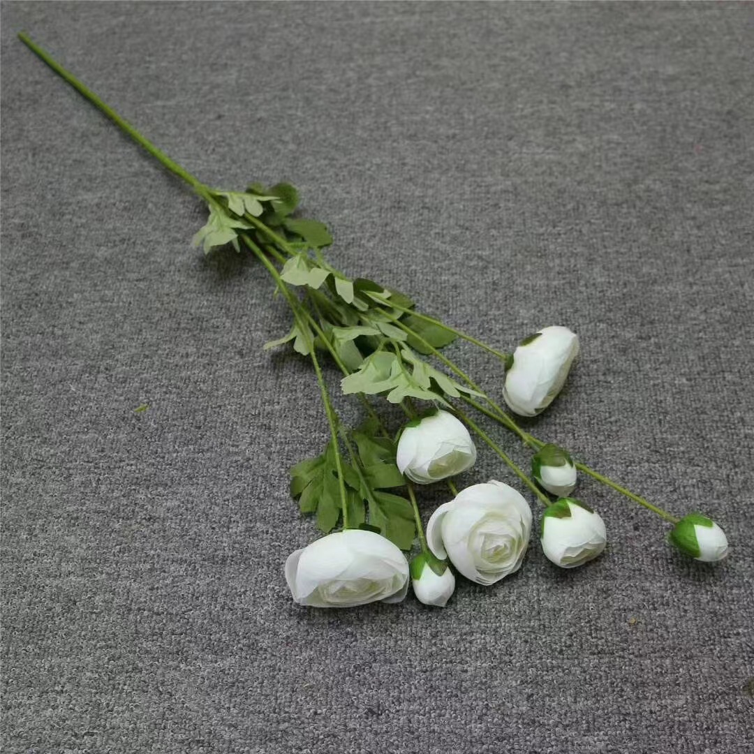 Boda blanca FÁBRICA DE FLORES ARTIFICIALES Línea Blanca Flor flor flotante boda camino plomo Fondo decoración flor falsa al por mayor