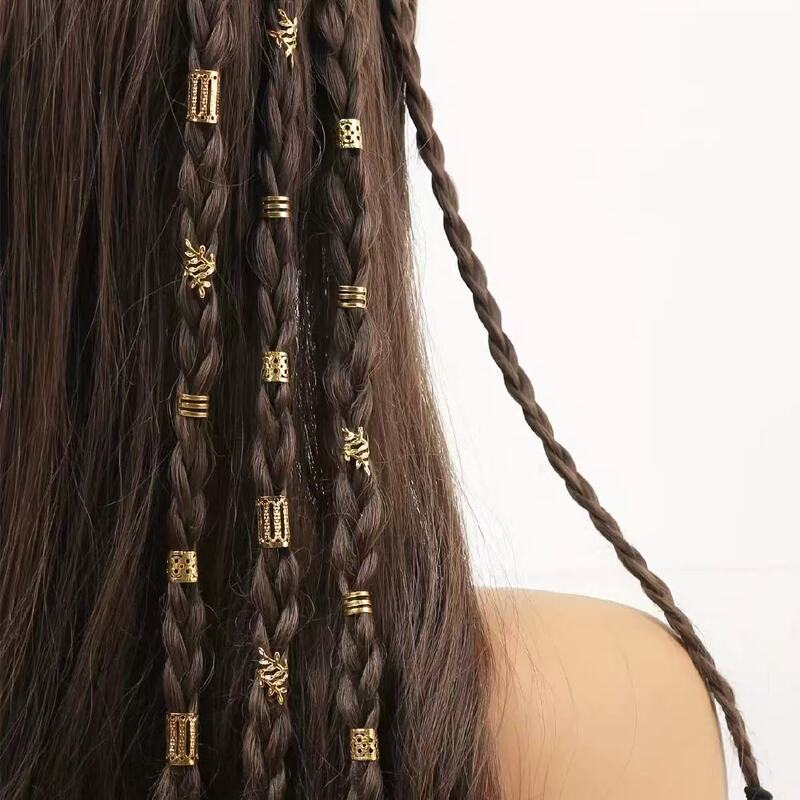 European and American Cross-Border New Style Simple and Fashionable Metal Leaf Hair Ring Hot Girl Sweet Cool Dirty Braids Amazon Jewelry Wholesale European and American Cross-Border New Style Simple and Fashionable Metal Leaf Hair Ring Hot Girl Sweet Cool Dirty Braids Amazon Jewelry Wholesale