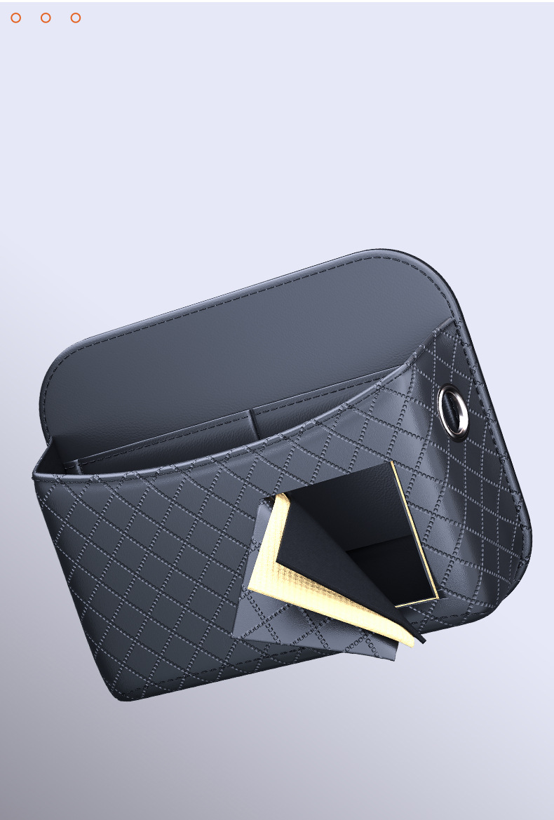 Car-Mounted Multifunctional Storage Box, Adhesive-Type Door Armrest Storage Bag, Mobile Phone and Miscellaneous Items Box, Car Interior Accessories