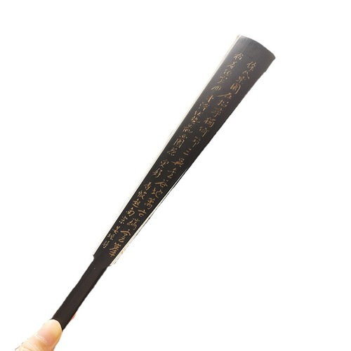 Rice paper folding fan blank folding fan blank fan 10 inch men's fan calligraphy painting white fan cooked Xuan fan