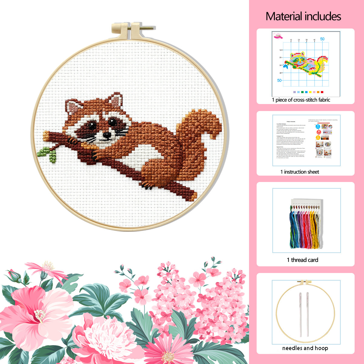Nuevo cross-border niños hechos a mano paquetes de materiales DIY principiantes principiantes dibujos animados simples animales image 12