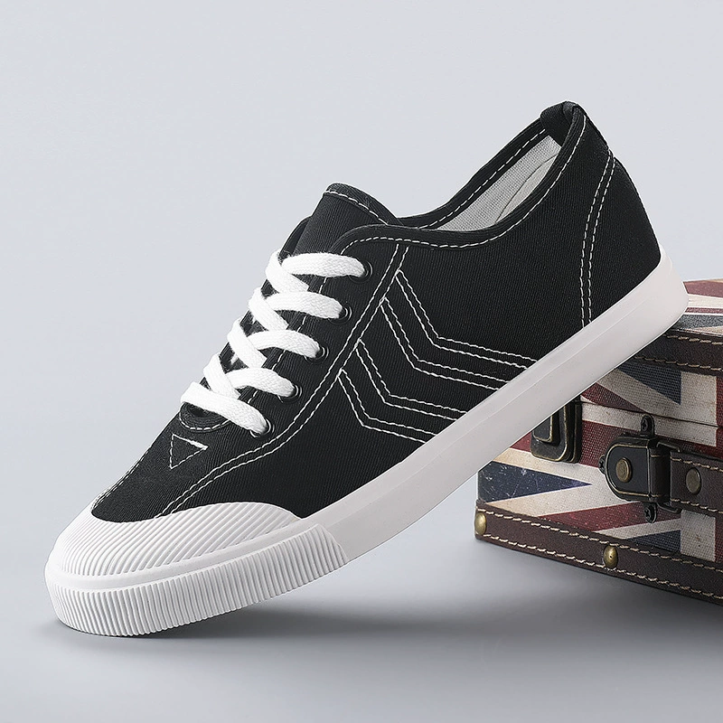 Осенняя Новая женская парусиновая обувь, универсальные низкие туфли на плоской подошве, повседневная обувь без шнуровки, дышащие кроссовки, однослойная обувь