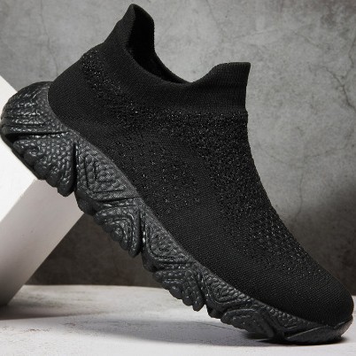 Kişi idman ayaqqabısı, yüngül toxunma mesh slip-on