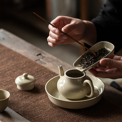 批發復古手工思亭壺草木灰釉小號茶壺陶瓷家用日式功夫茶具單壺泡