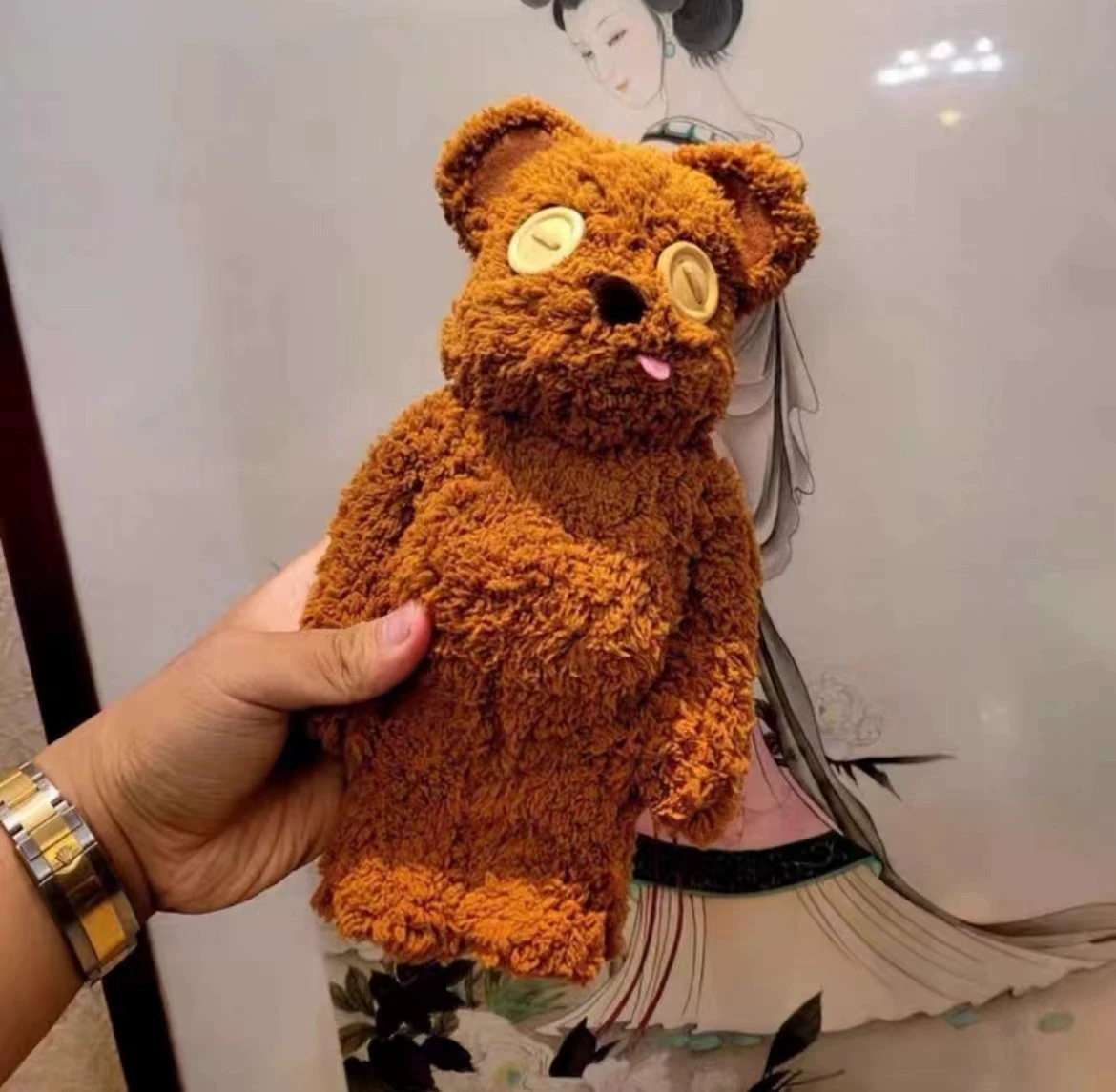 Bearbrick 400% Violent Xiong Fan Gogh — фигура «Подсолнух», кролик, звезда, луна, поверхностный трендовый дизайн