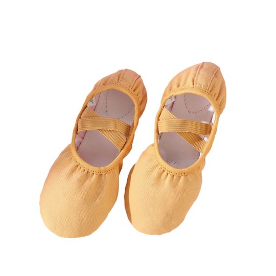 Children's Canvas Soft Sole Dancing Shoes Gymnastics Practice Yoga Cat's Claw Dancing Shoes Children's Ballet Shoes Latin Children's Shoes