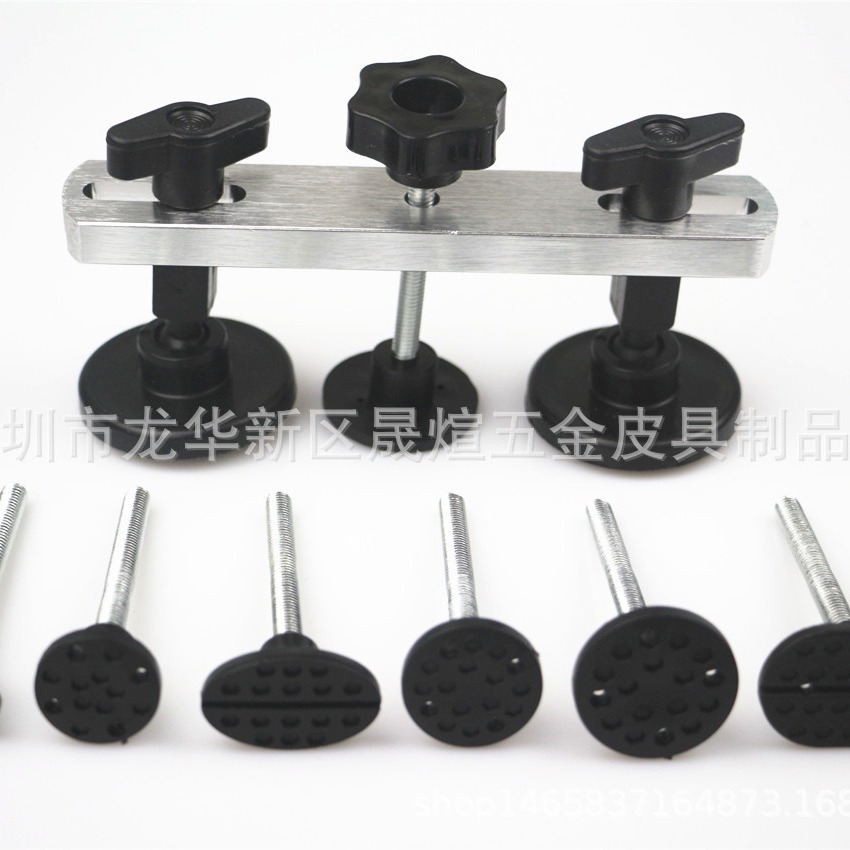 汽车凹陷修复器 冰雹坑凹痕修复工具 铝制6个头平衡桥拉拔器拉锤