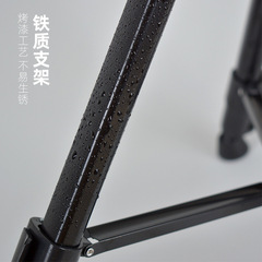 Aluminum alloy small hand-cranked easel black hand-cranked easel silver small hand-cranked easel art portable small easel