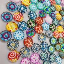 diy手工贴片饰品配饰配件批发 马赛克宝石水晶项链玻璃贴片戒面