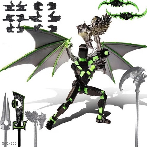 데스 맞춤형 모델(녹색 은색 날개) 완제품