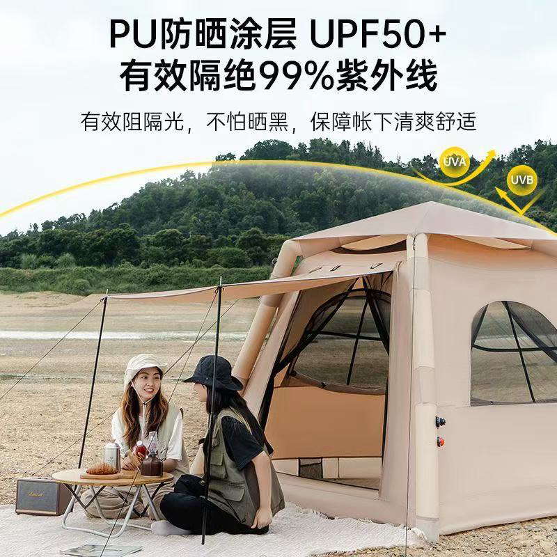 Auto-espesado a prueba de lluvia Oxford tela rápida tienda de campaña portátil camping al aire libre camping