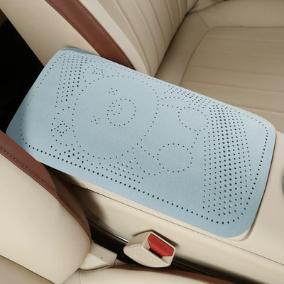 box pad, suede round perforated – Armrest box pad