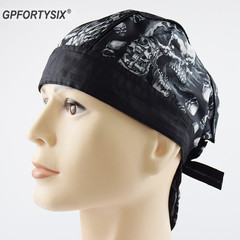 Cross-border cycling pirate hat, unisex outdoor quick-dry cycling headscarf, moisture-wicking, breathable, sun protection head cover, one size fits most