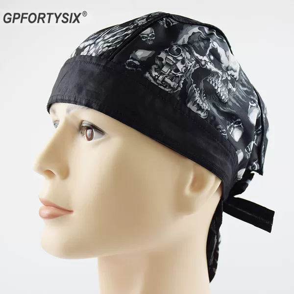 Cross-border cycling pirate hat men's outdoor quick-drying cycling sports headscarf moisture wicking breathable sun protection headgear free size