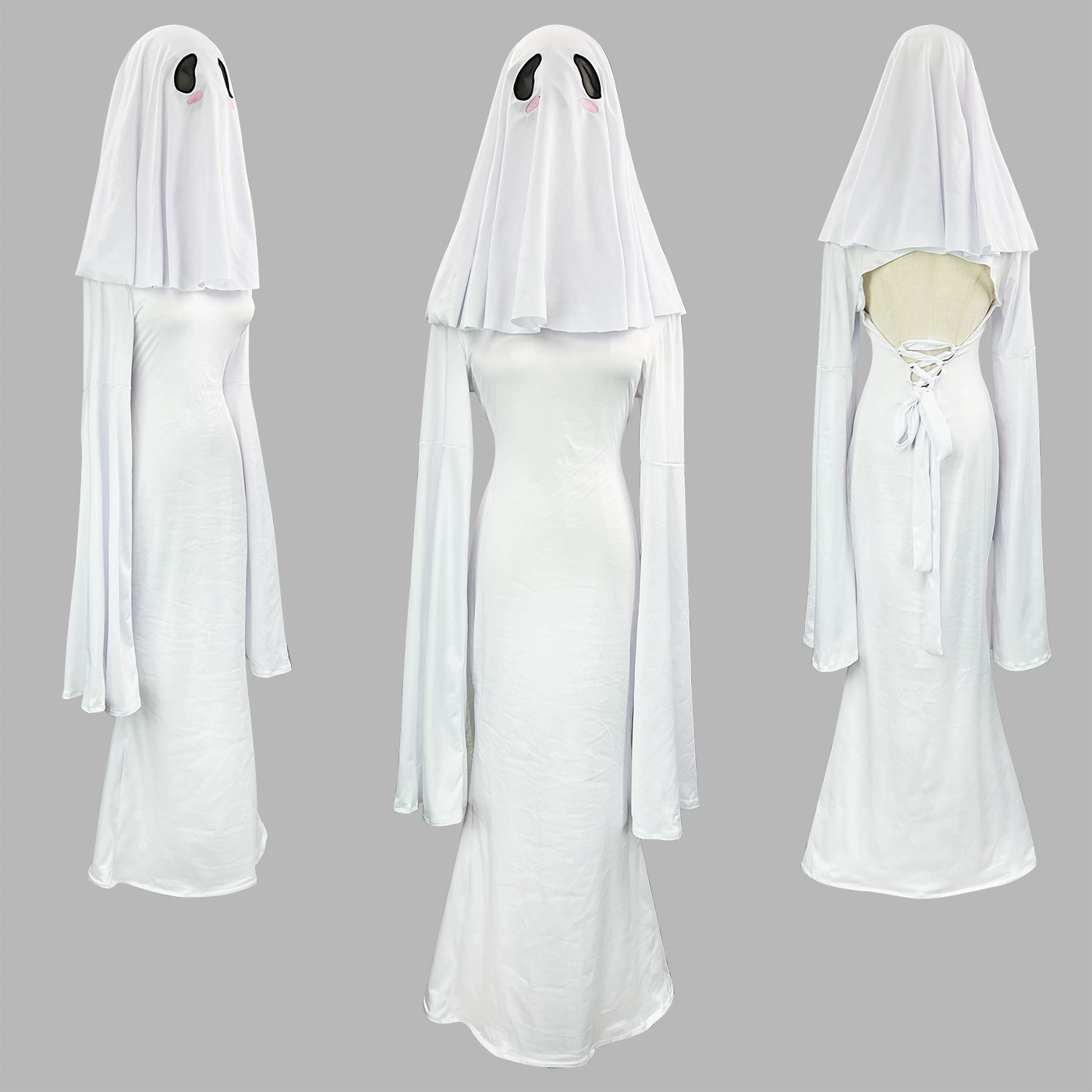 Призрак мать костюм cos мадам Кёко та же милое платье-призрак женский косплей Хэллоуин сценический костюм