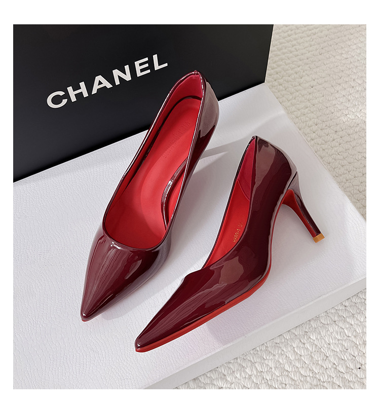 Burgundy - Heel High 7CN