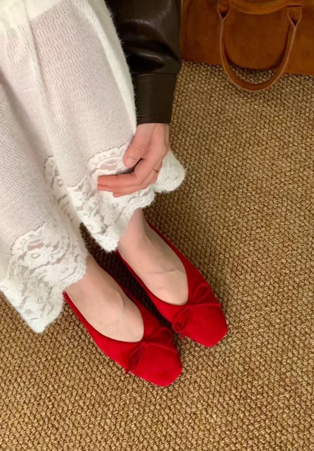 Francia ligera diaria suave ventana plana zapatos de una sola pie de verano 2026 zapatos con una falda mary-zhen