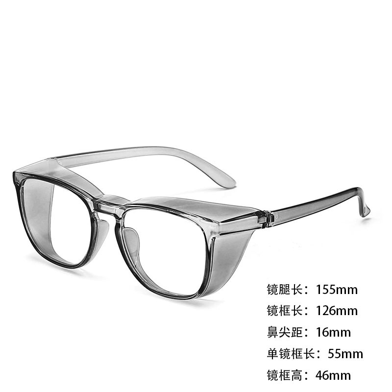 VGOファッションスポーツ99花粉防止メガネ防曇ブルーライト術後黒色保護目シリコンリング保護辺防風鏡