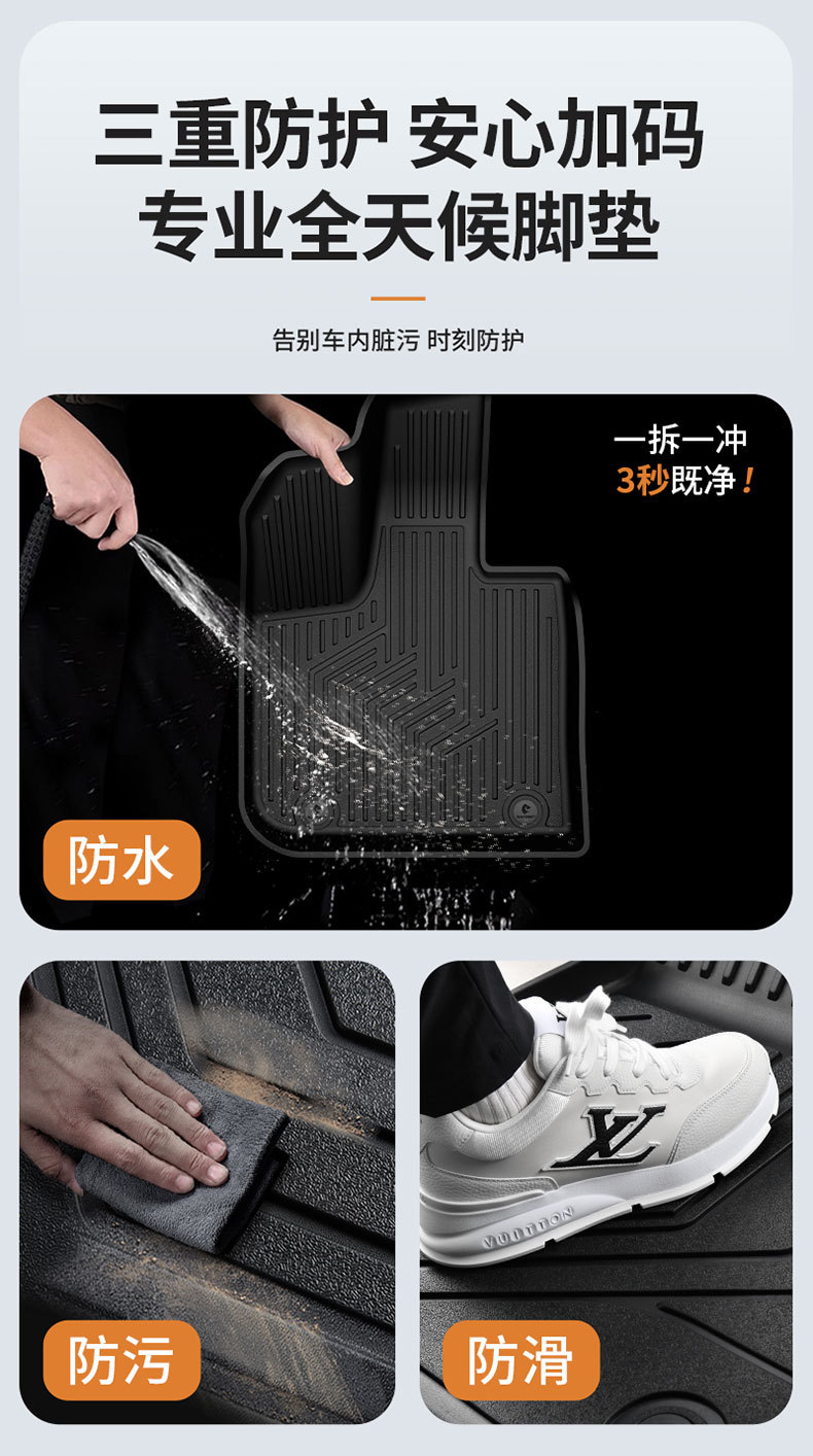 Suitable for Lynk & Co 03 06 08 10 Z20 900 Special All-Weather Tpe Car Floor Mats and Car Accessories