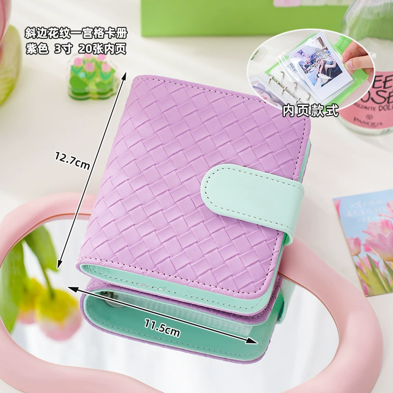 Альбом для карточек (Polaroid) PU, 3 дюйма, несколько дизайнов обложек