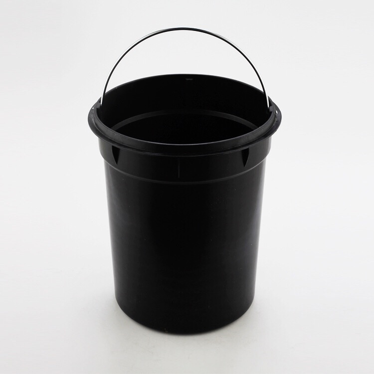 Botella de basura de acero inoxidable gruesa 5L8L12L tipo pie cubierto con tubo interno hotel oficina en casa Wei Rong primavera