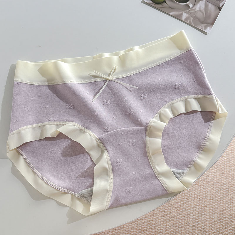 柔らかい新疆綿 ~ 女子綿綿綿綿パンツ女子a類綿中腰抗菌綿股レディースパンツ