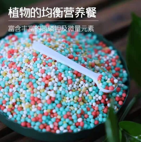 Flowering plants, green plants, succulents, slow-release fertilizer, general-purpose, long-lasting, mild organic granular fertilizer, nutrient solution, fruit and vegetable slow-release fertilizer
