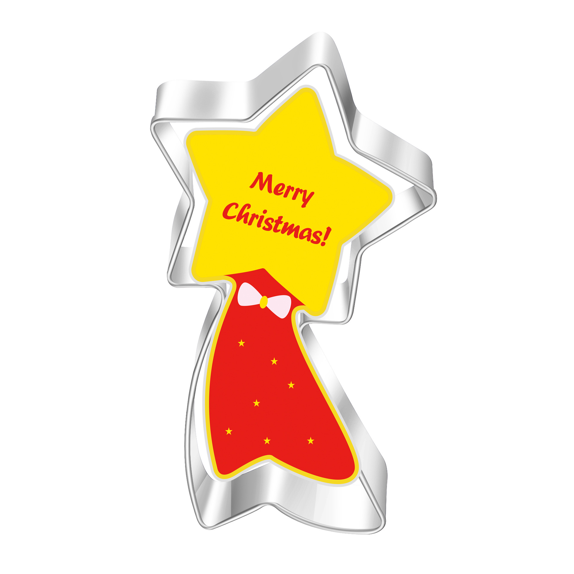 23g Weight Bakeware Kitchen and drinking utensils 1 Piece Quantity Daily Occasion Stainless Steel Material Christmas Festival Star, Snowflake Pattern Simple Style Style Christmas Simple Style Star Snowflake Stainless Steel Bakeware 1 Piece 111